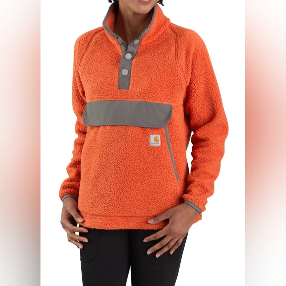 Carhartt Women’s Relaxed Fit Fleece Pullover Size XL NWOT MSRP $89.99 - Picture 2 of 6